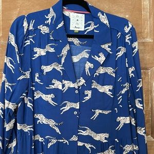 Anorak cheetah dress button down shirt dress anorak dress lenzing eco veto dress